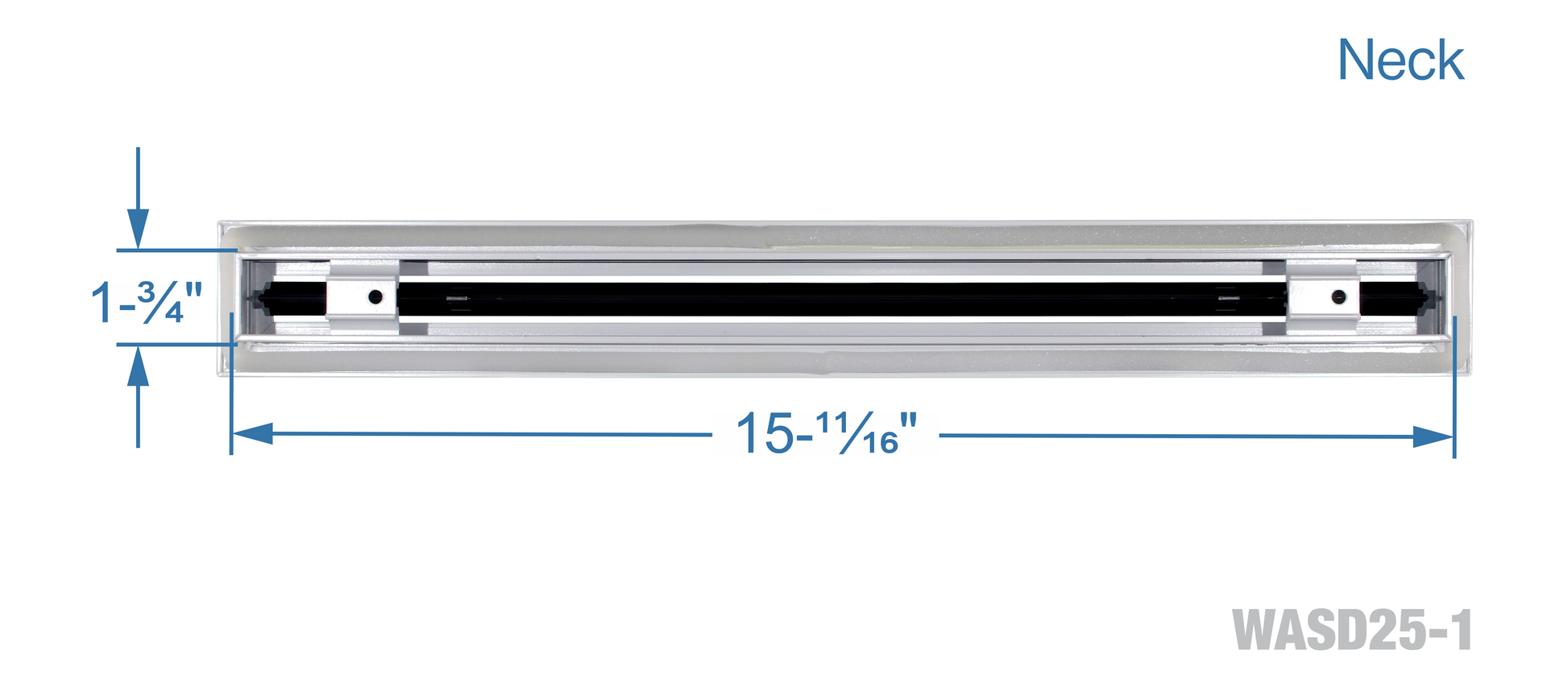 16" Linear Slot Diffuser HVAC modern air vent cover