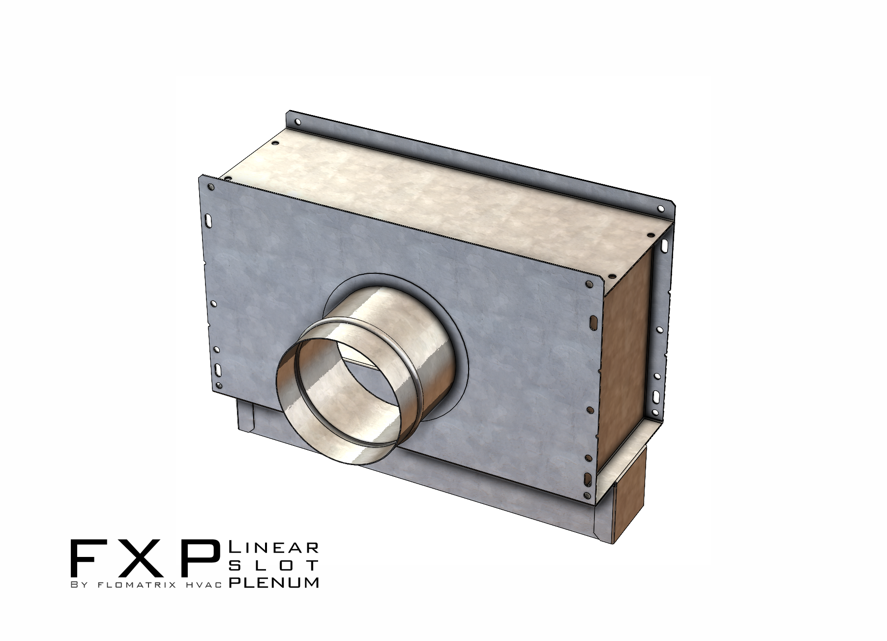 FLO-MATRIX HVAC 12x2 FXP Plenum Box