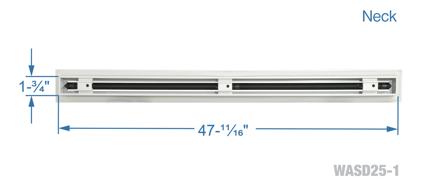 48" Linear Slot Diffuser HVAC modern air vent cover