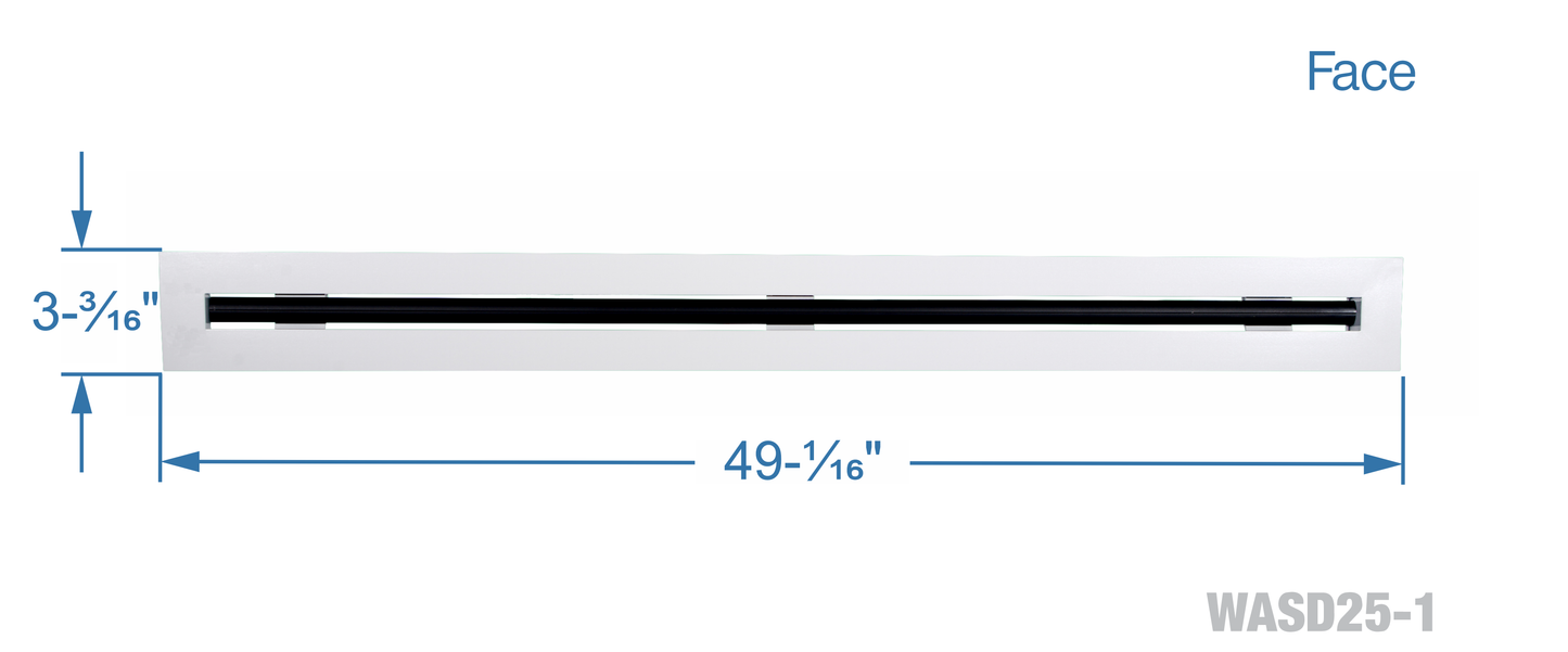 48" Linear Slot Diffuser HVAC modern air vent cover