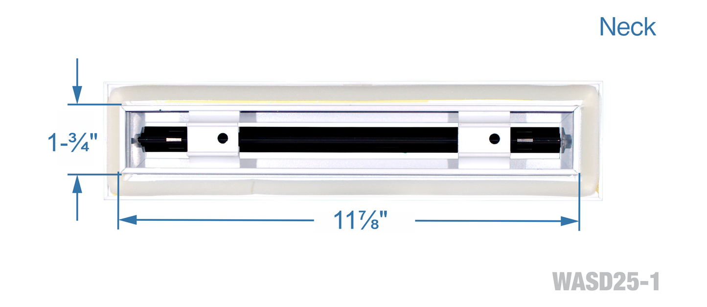 12" Linear Slot Diffuser HVAC modern air vent cover