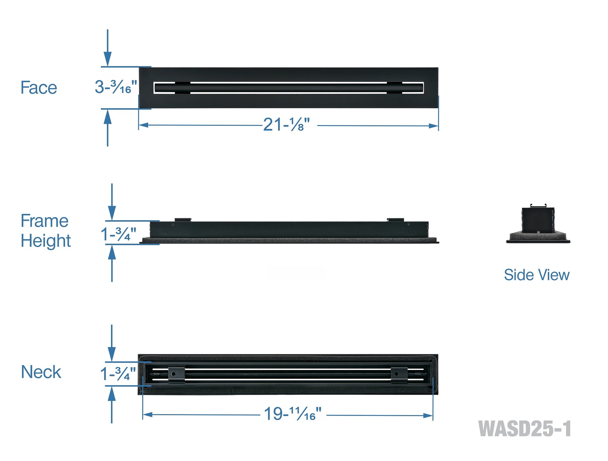 20" Linear Slot Diffuser HVAC air vent cover