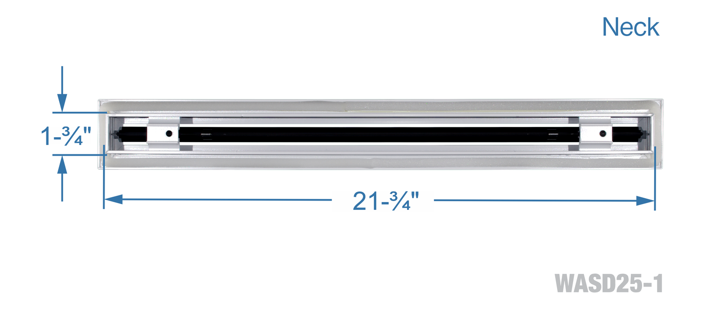 22" Linear Slot Diffuser HVAC modern air vent cover