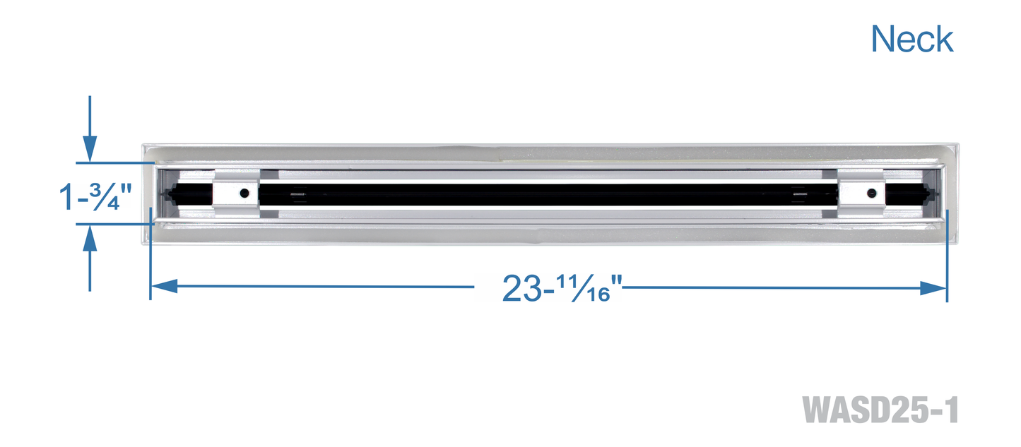 24" Linear Slot Diffuser HVAC modern air vent cover