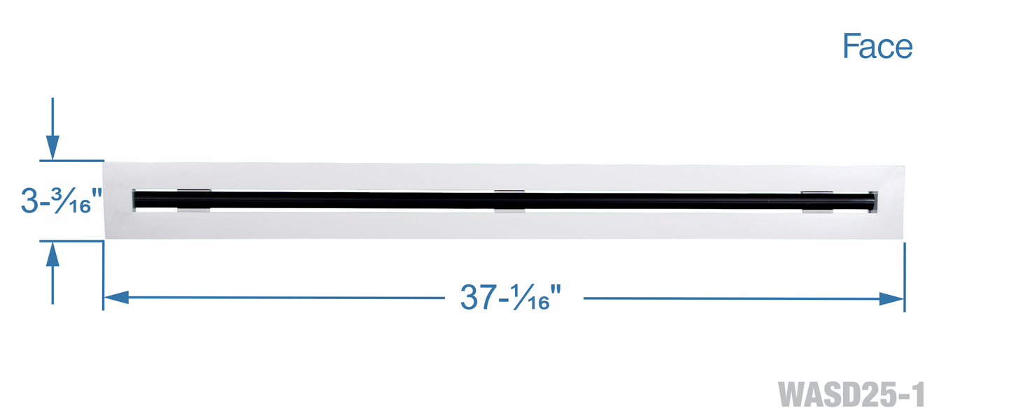 36" Linear Slot Diffuser HVAC modern air vent cover